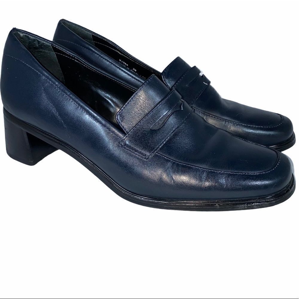 Rockport Penny Loafers Blue Sz 7 Comfort DMX